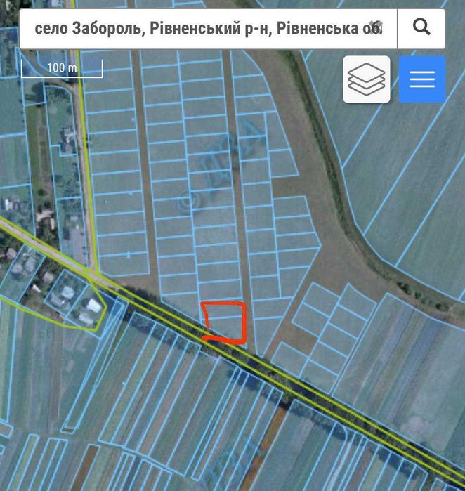 ДІЛЯНКА від ОЛЕКСАНДРА!  Фасадна ділянка в с. Забороль, під забудову