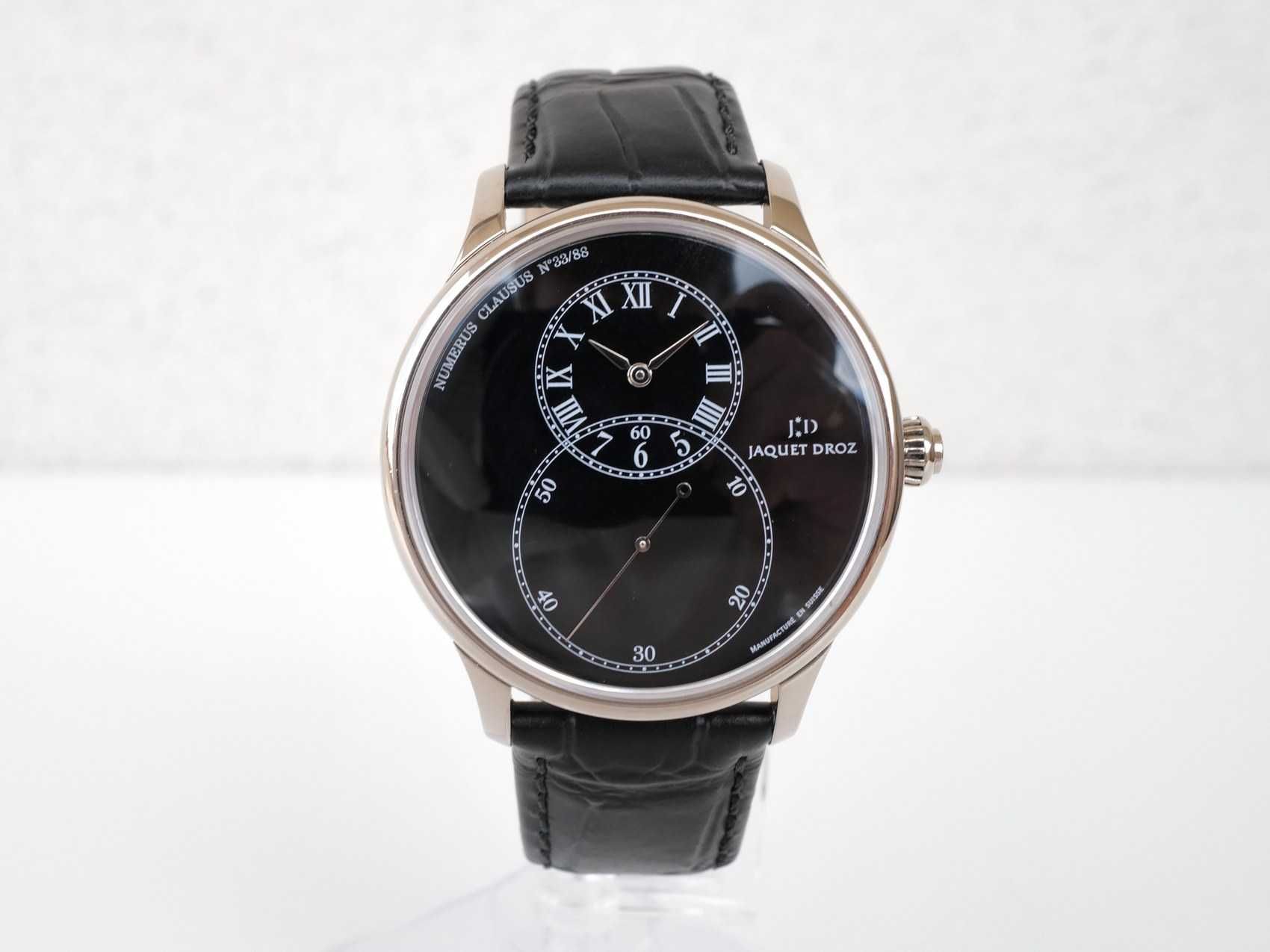 Jaquet-Droz Grande Seconde Limited Edition Black Dial White Gold 43mm