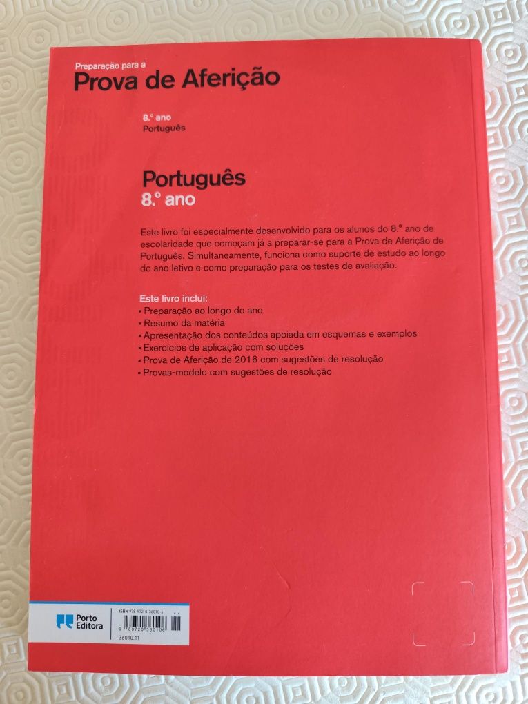 Livro de preparação para as provas de aferição 8⁰ano de português