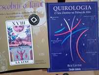 Livros de varios temas quirologia e tarot