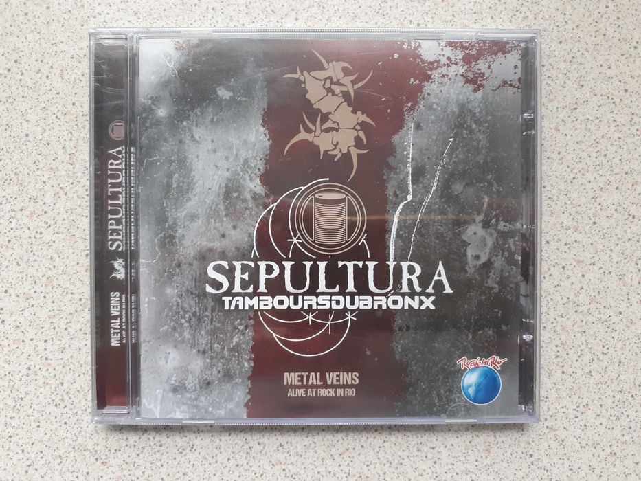 CD - Sepultura - Metal veins - alive in rio NOWA W FOLII