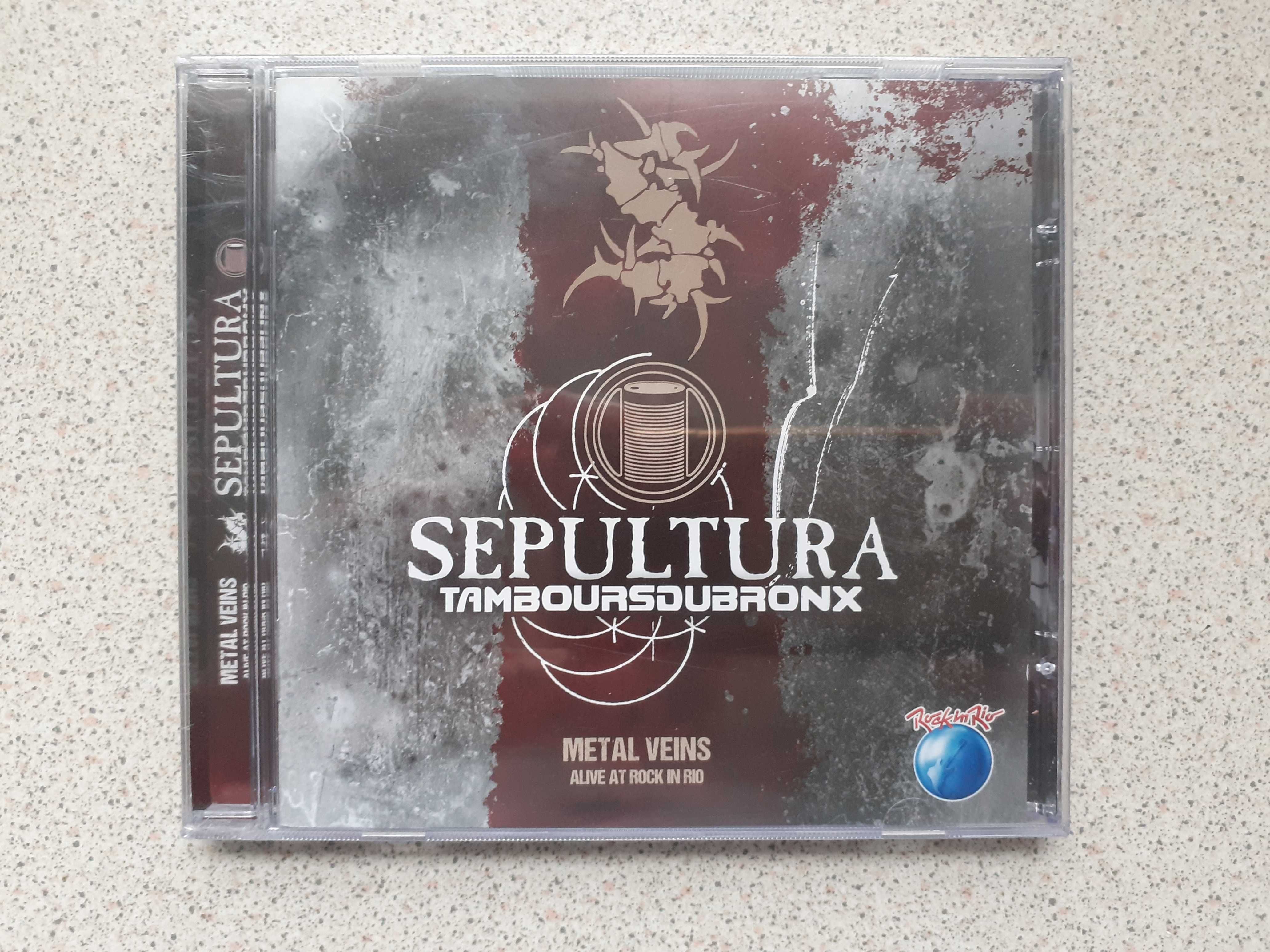 CD - Sepultura - Metal veins - alive in rio  NOWA W FOLII
