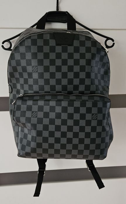 Louis Vuitton plecak męski duży piękny szara krata armani boss tommy