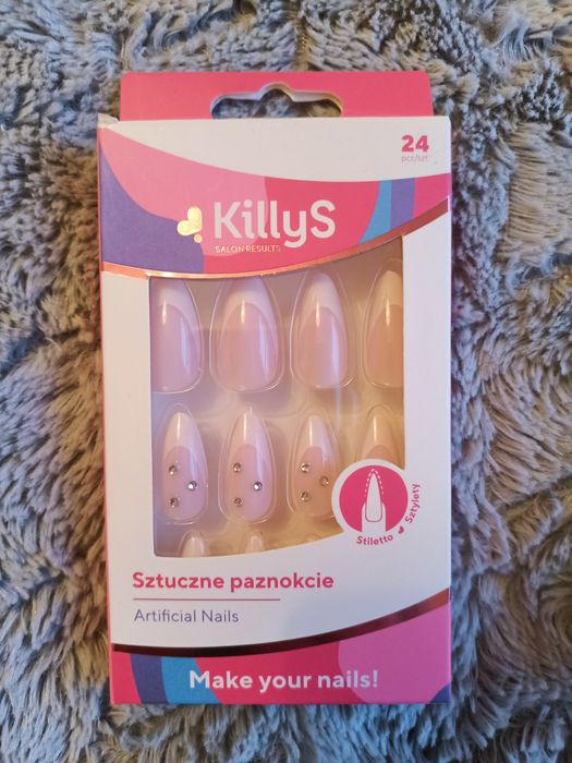 Tipsy kształt sztylety french z cyrkoniami