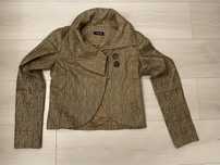 Casaco / Bolero Sinequanone - Tamanho S.- Dourado