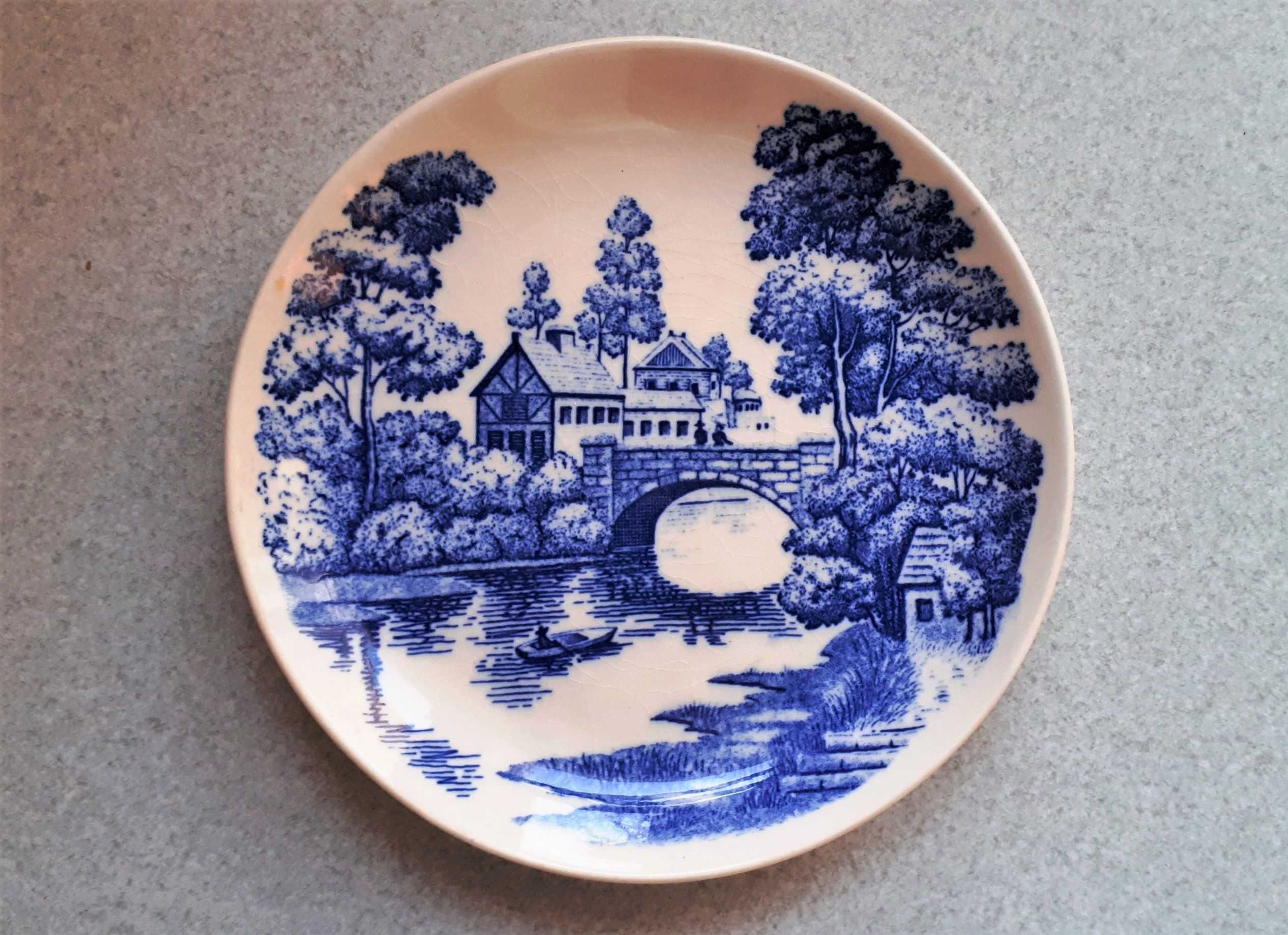 porcelana japońska talerzyk Nasco ręcznie malowany rękodzieło