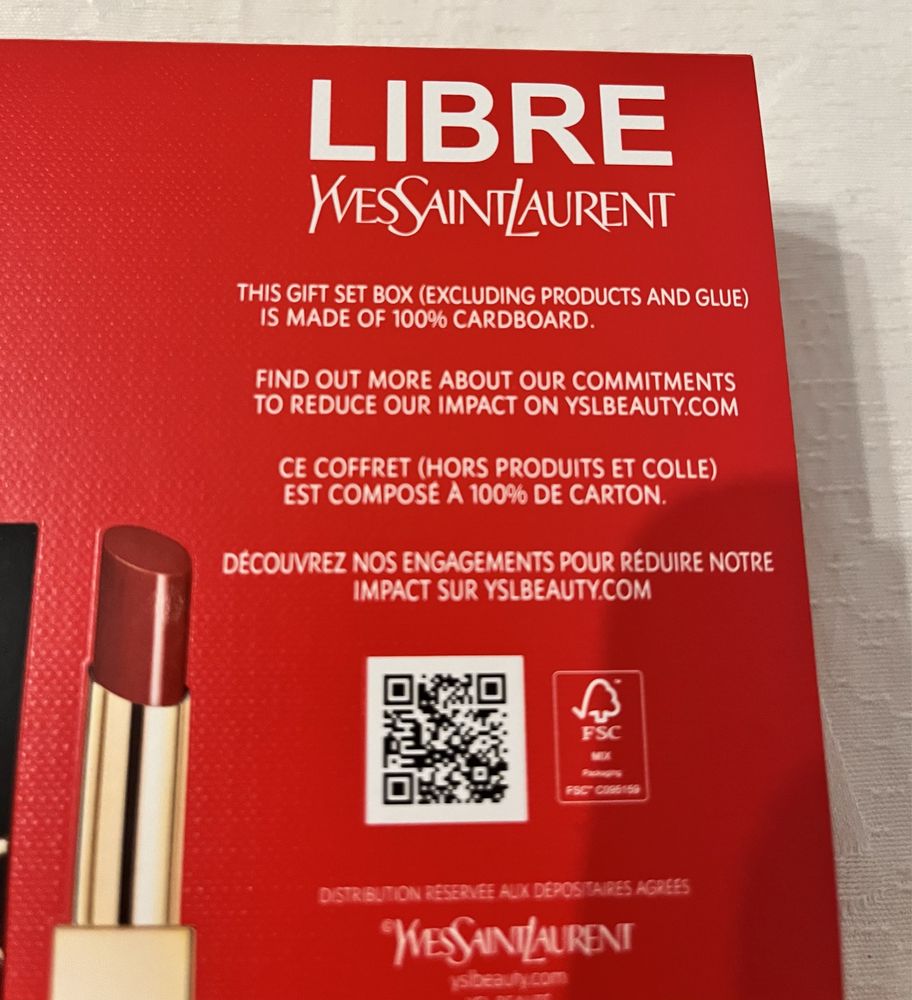 YSL Libre zestaw z pomadka