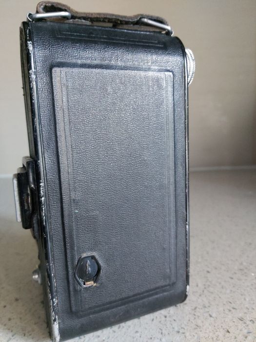 Máquina fotográfica de fole Lumirex Lumière