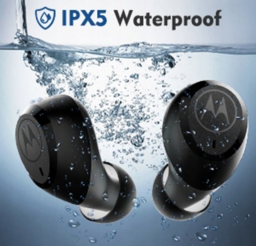 Słuchawki Bluetooth Bezprzewodowe Motorola Verve Buds SH052 czarne