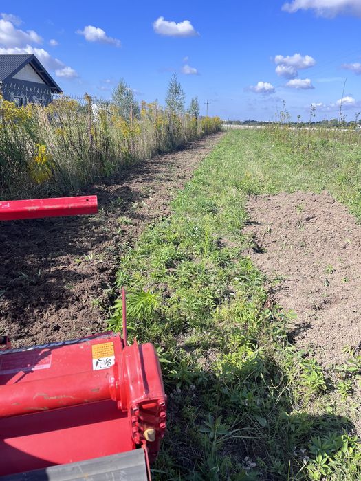 Glebogryzarka separacyjna zakładanie trawnikow trawa