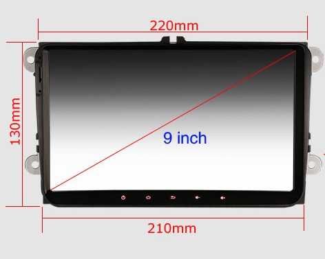 CarPlay Radio RDS DAB+ Android GPS WiFi VW Golf V VI Passat Seat Skoda