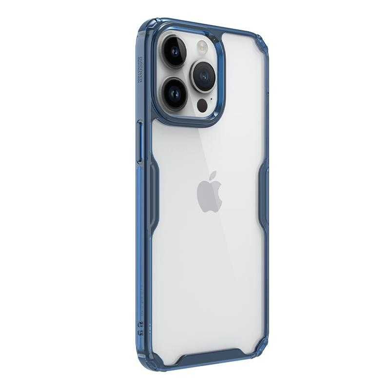 Etui NILLKIN Nature do IPHONE 15 PRO MAX niebieskie