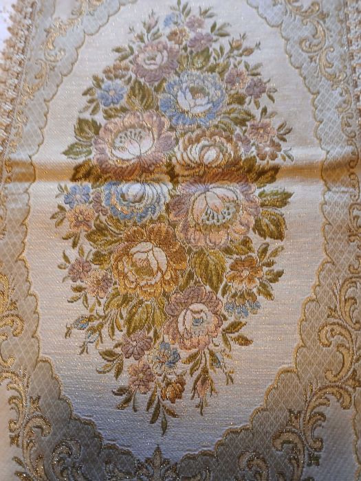 Piękny gobelinowy bieżnik retro