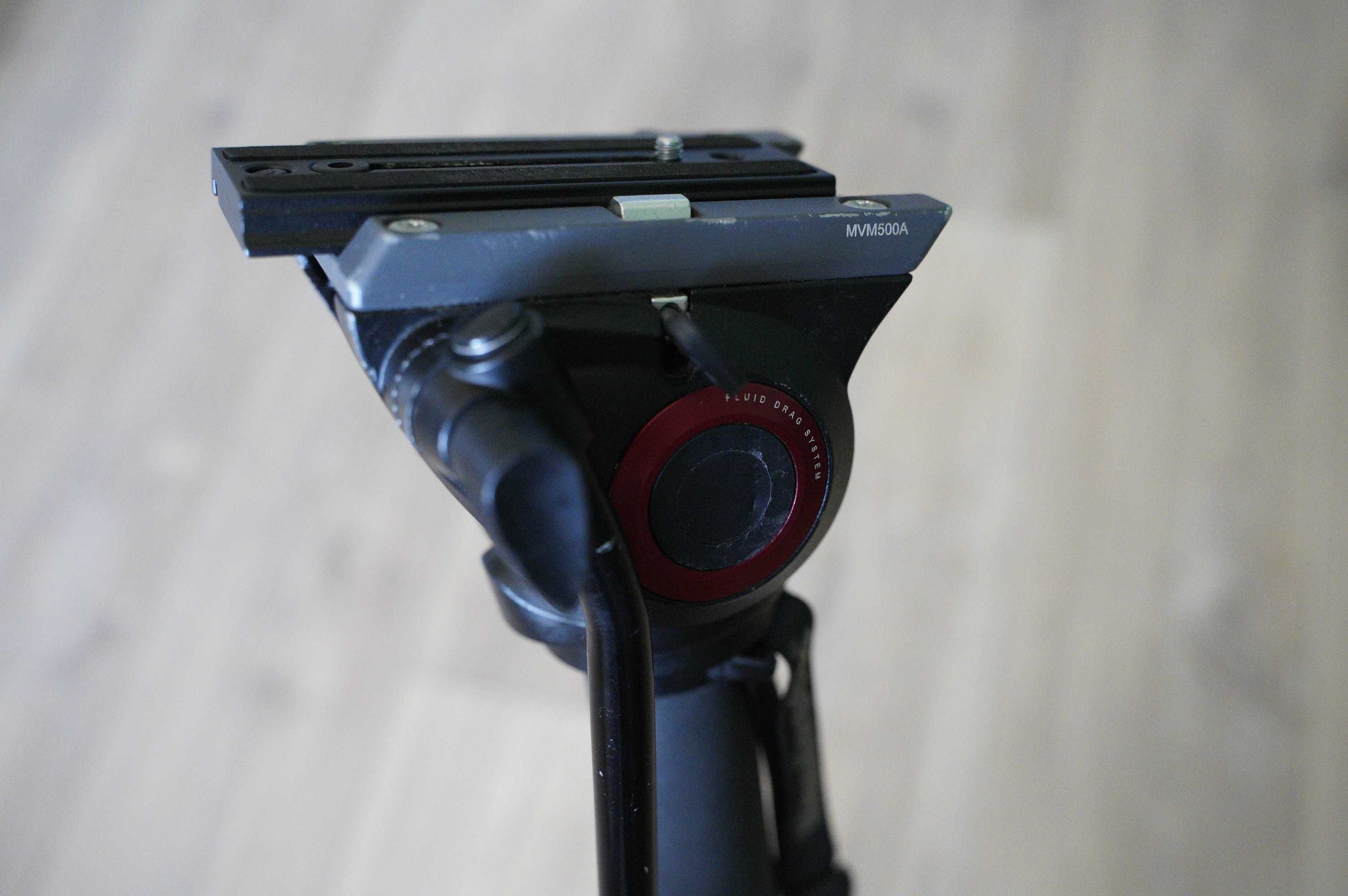 Monopod Manfrotto MVM500A z głowicą video