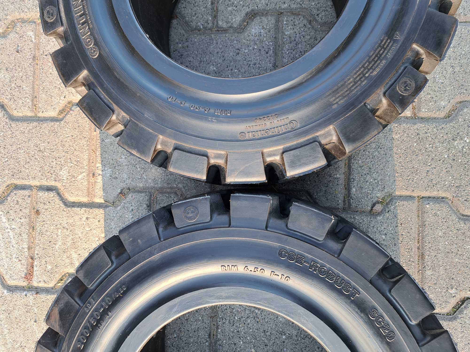 Opony pełne Continental SC20 200/50-10/6.50 do wózka widłowego - nowe