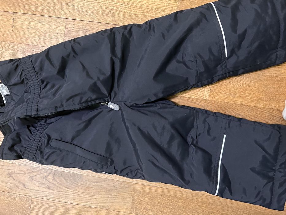 Зимовий комплект комбінезон на хлопчика Lenne