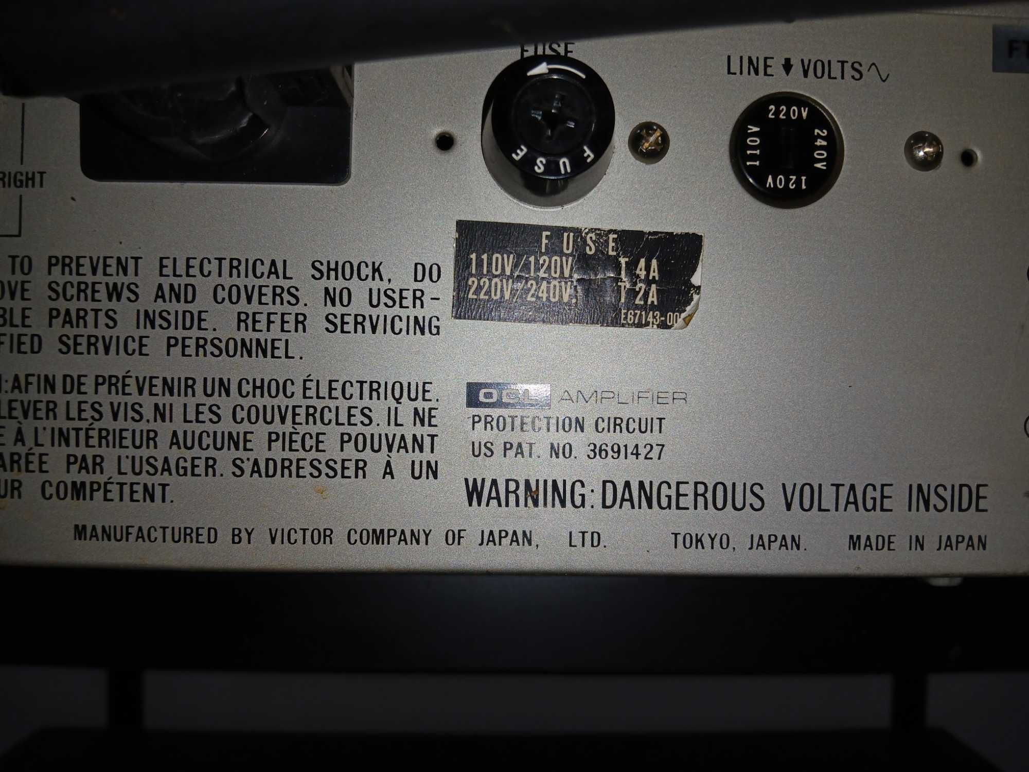 Amplituner  JVC R-S55L klasyk.
