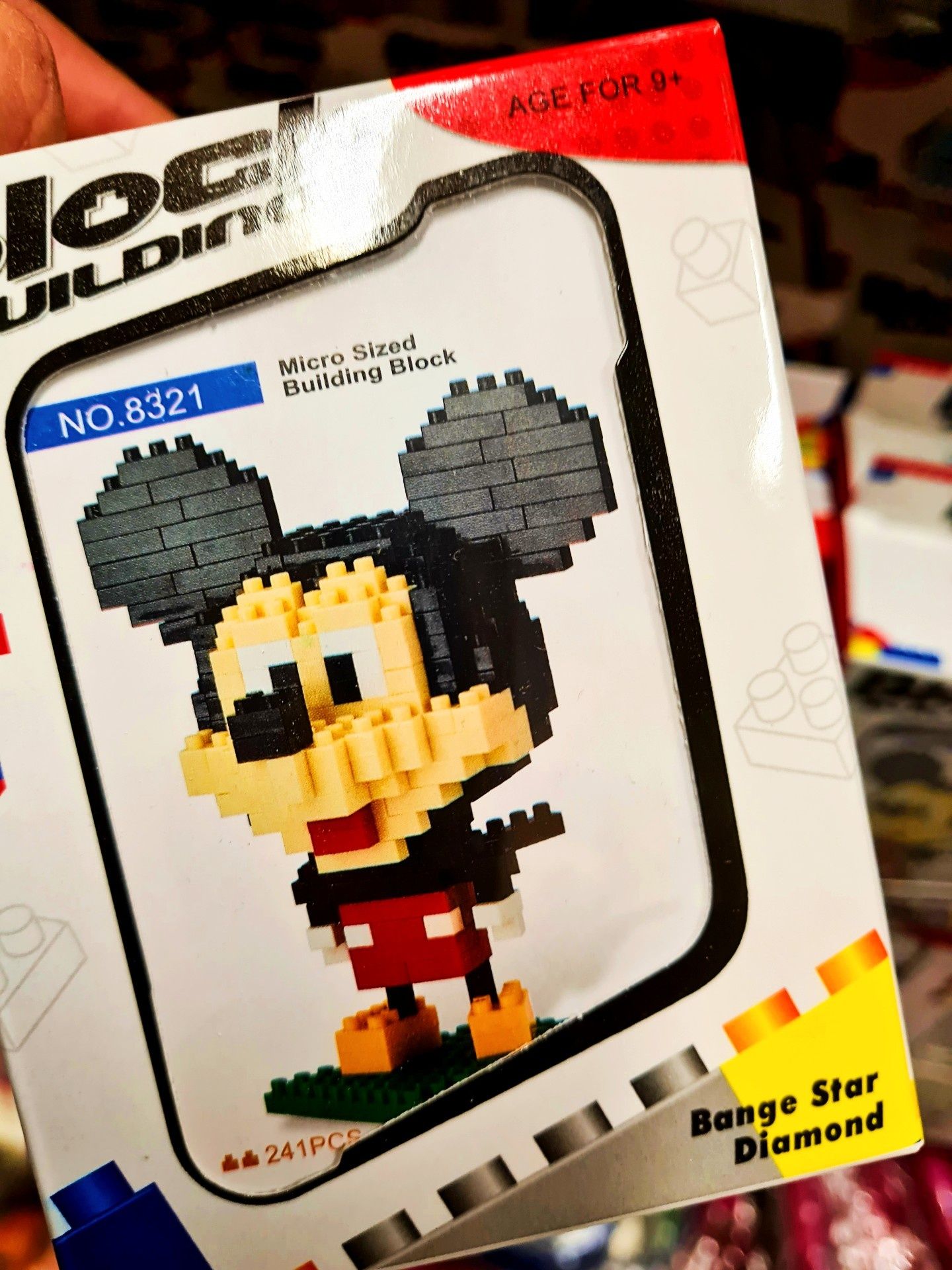 Miniklocki klocki Myszka Micki Mickey kreatywne budowanie zabawki nowe