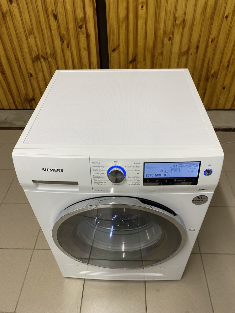 Пральна машина з сушінням Siemens IQ800 WashDry 7/4 kg