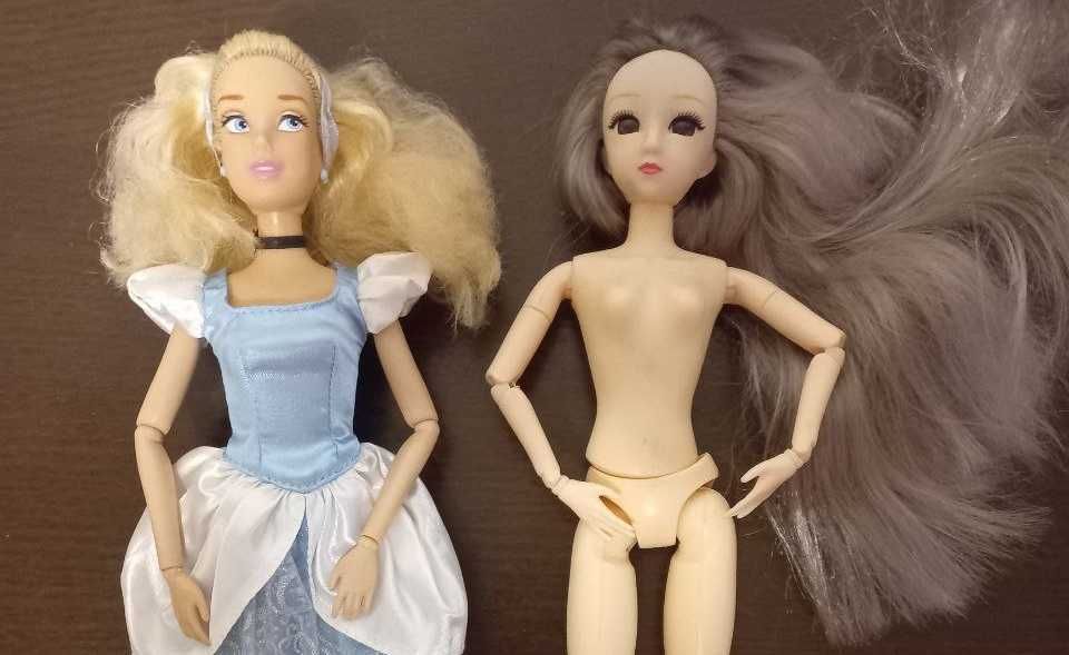 Попелюшка оригінал + шарнірна лялька