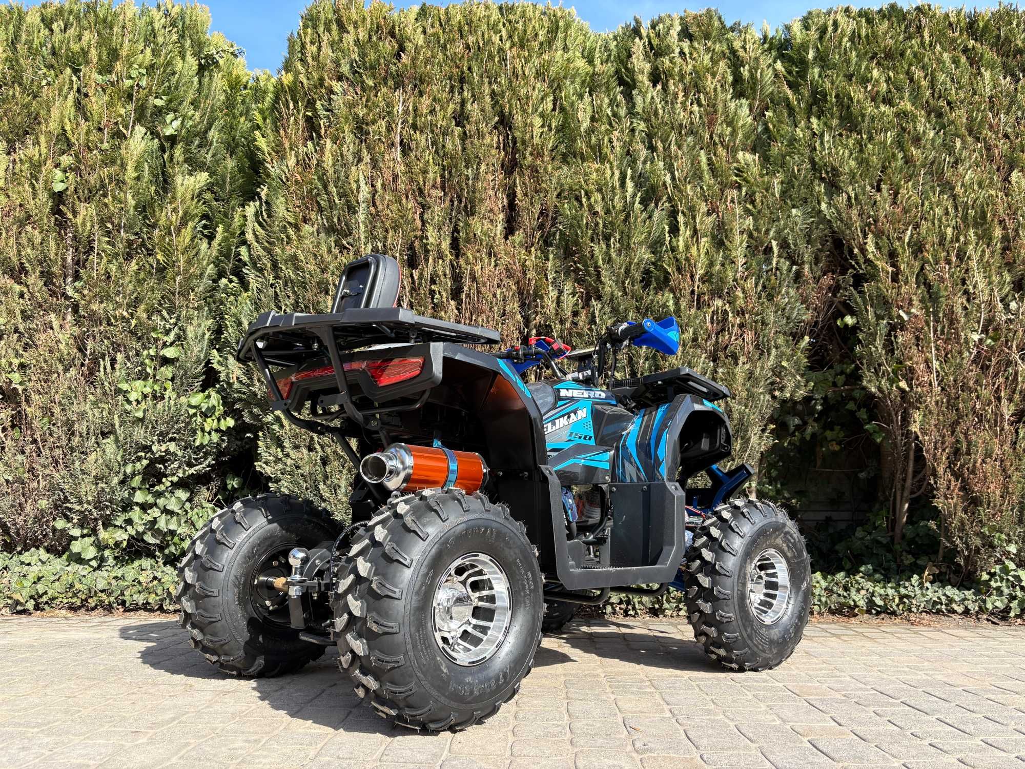 Największy QUAD 150 Pelikan Nero XXL Wyciągarka Hak LEDY raty dostawa