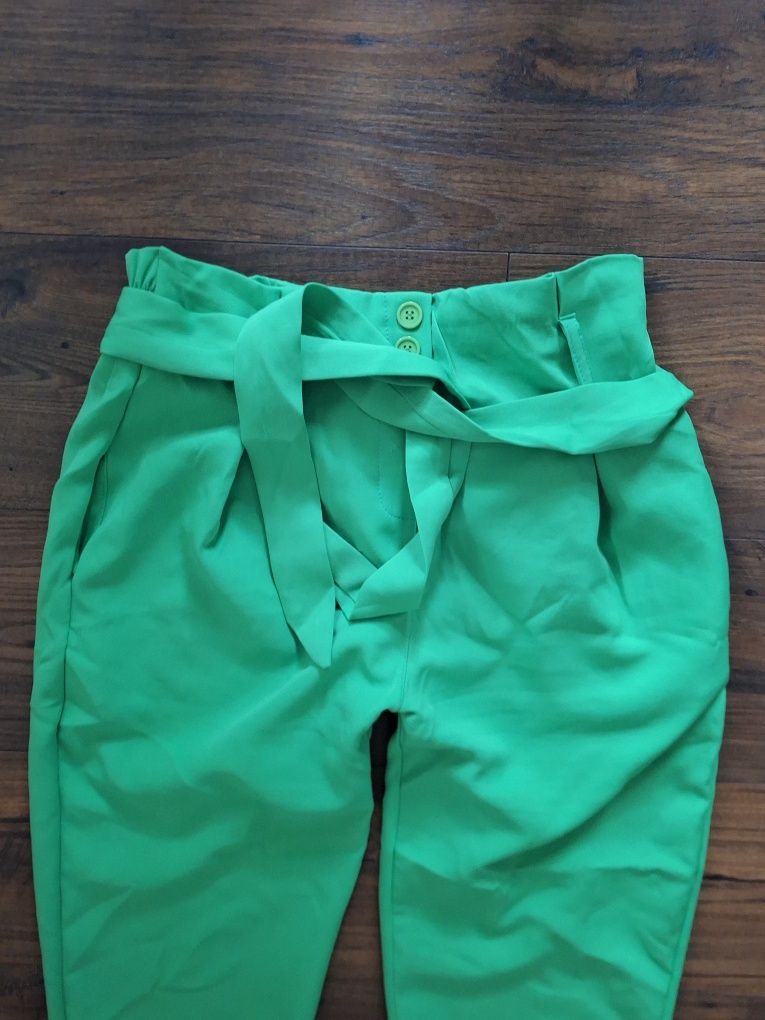 Spodnie 40 L zielone