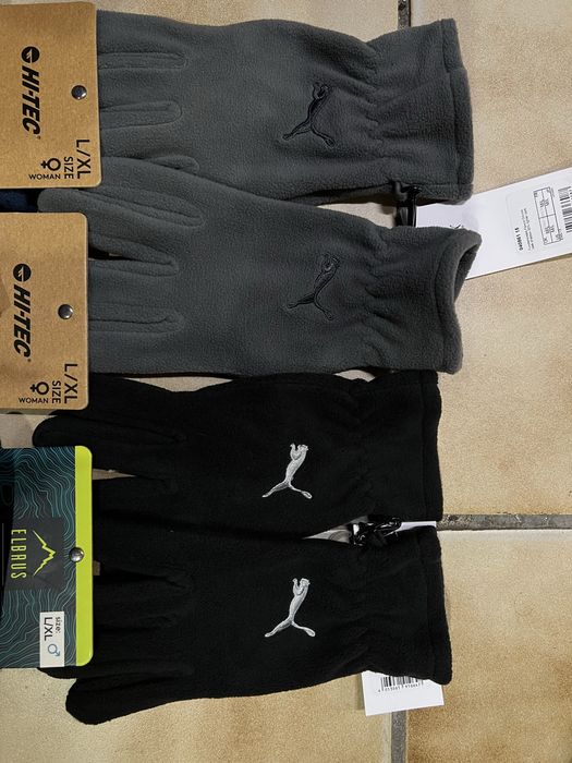 нові оригінальні флісові рукавиці чоловічі жіночі puma hi-tec elbrus