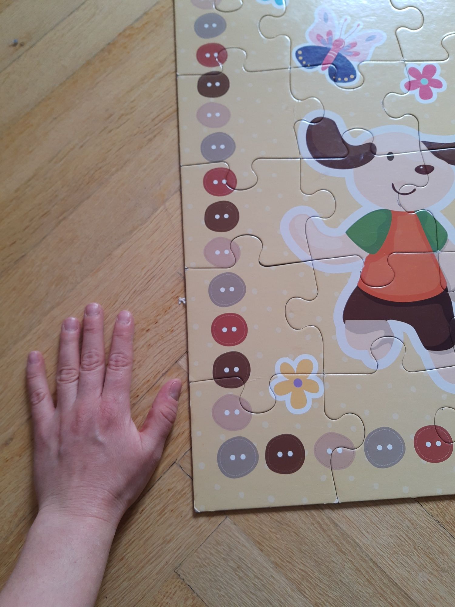 Puzzle duże misie