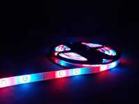 Лента светодиодная LED RGB 5м с пультом и блок| питания USB Светильник