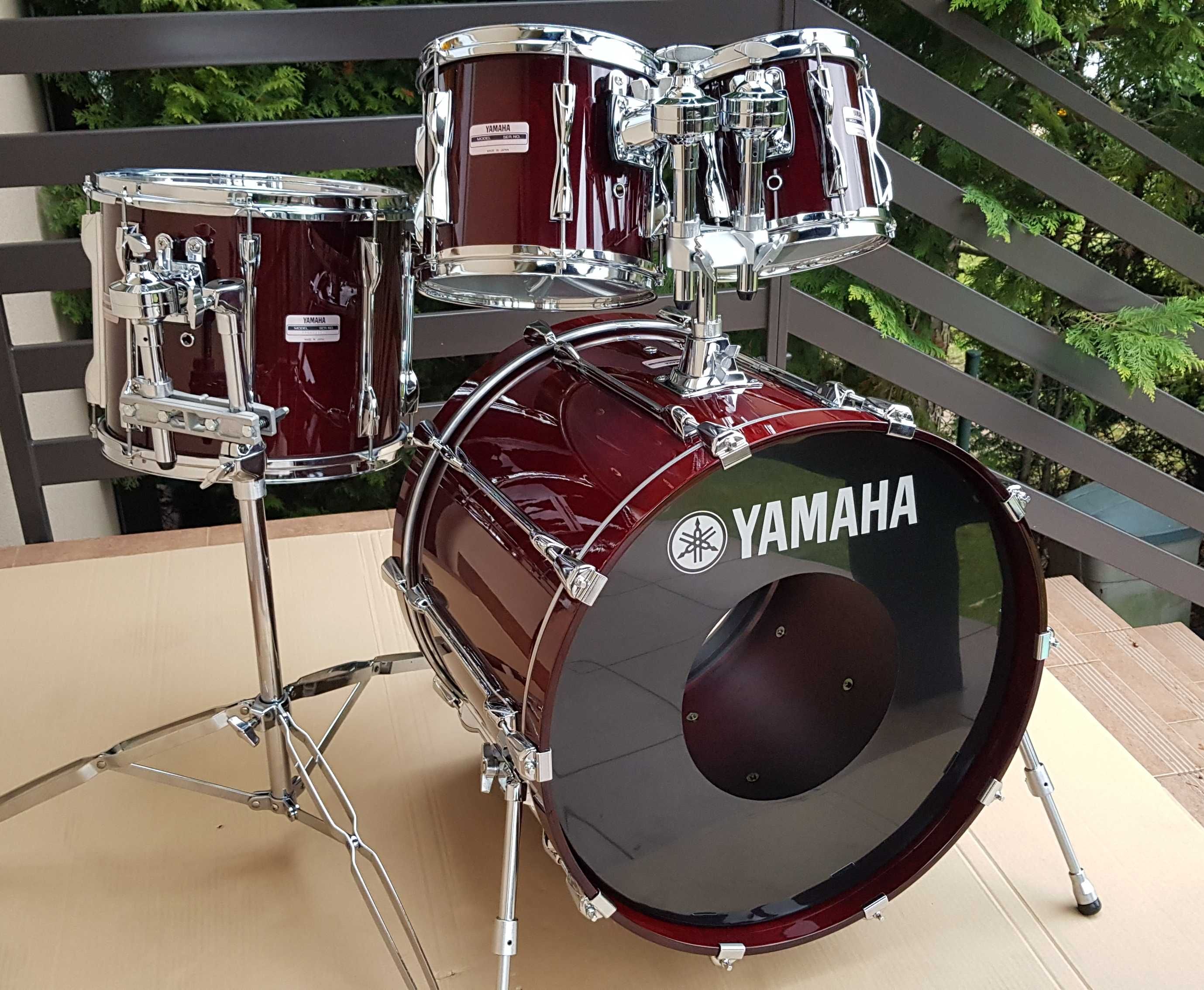 Perkusja Yamaha Recording Custom Japan 22"/8"/10"/14" Cherry Wood