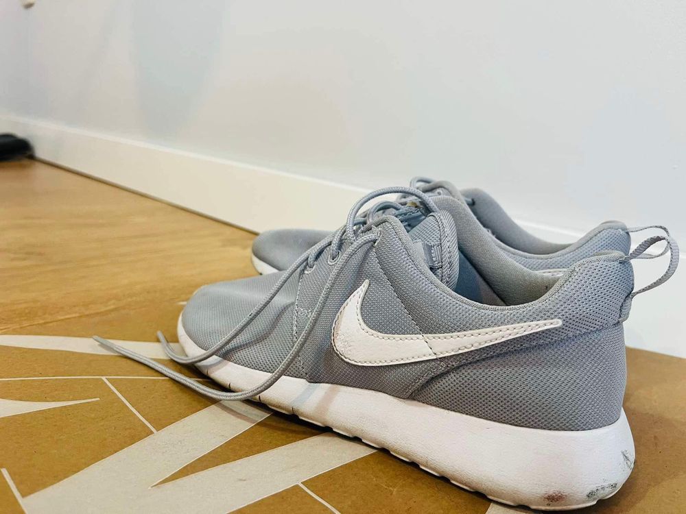 Nike roshe run buty szare sportowe do biegania 38