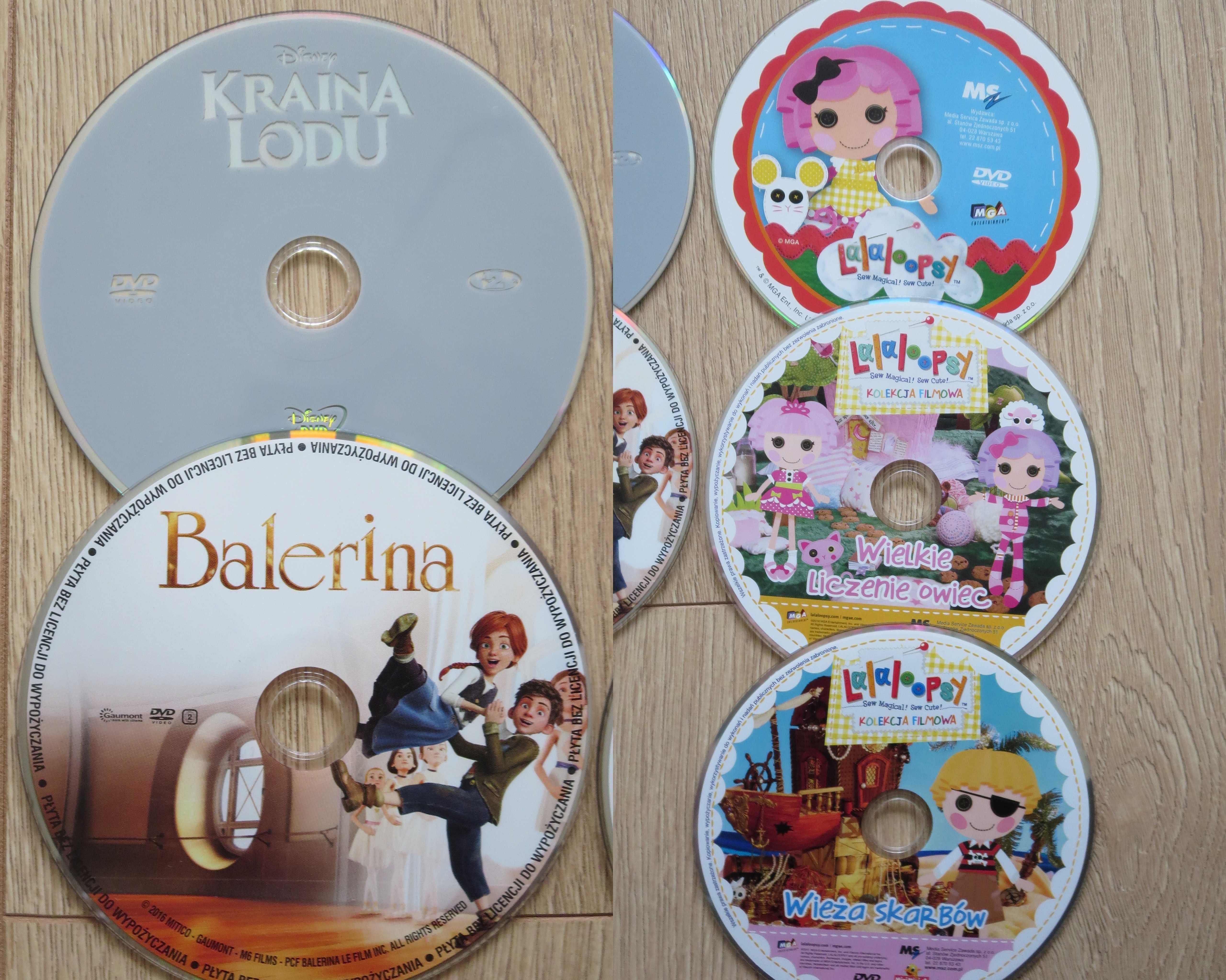 Bajki dla dzieci - zestaw 15 płyt DVD plus futerał gratis