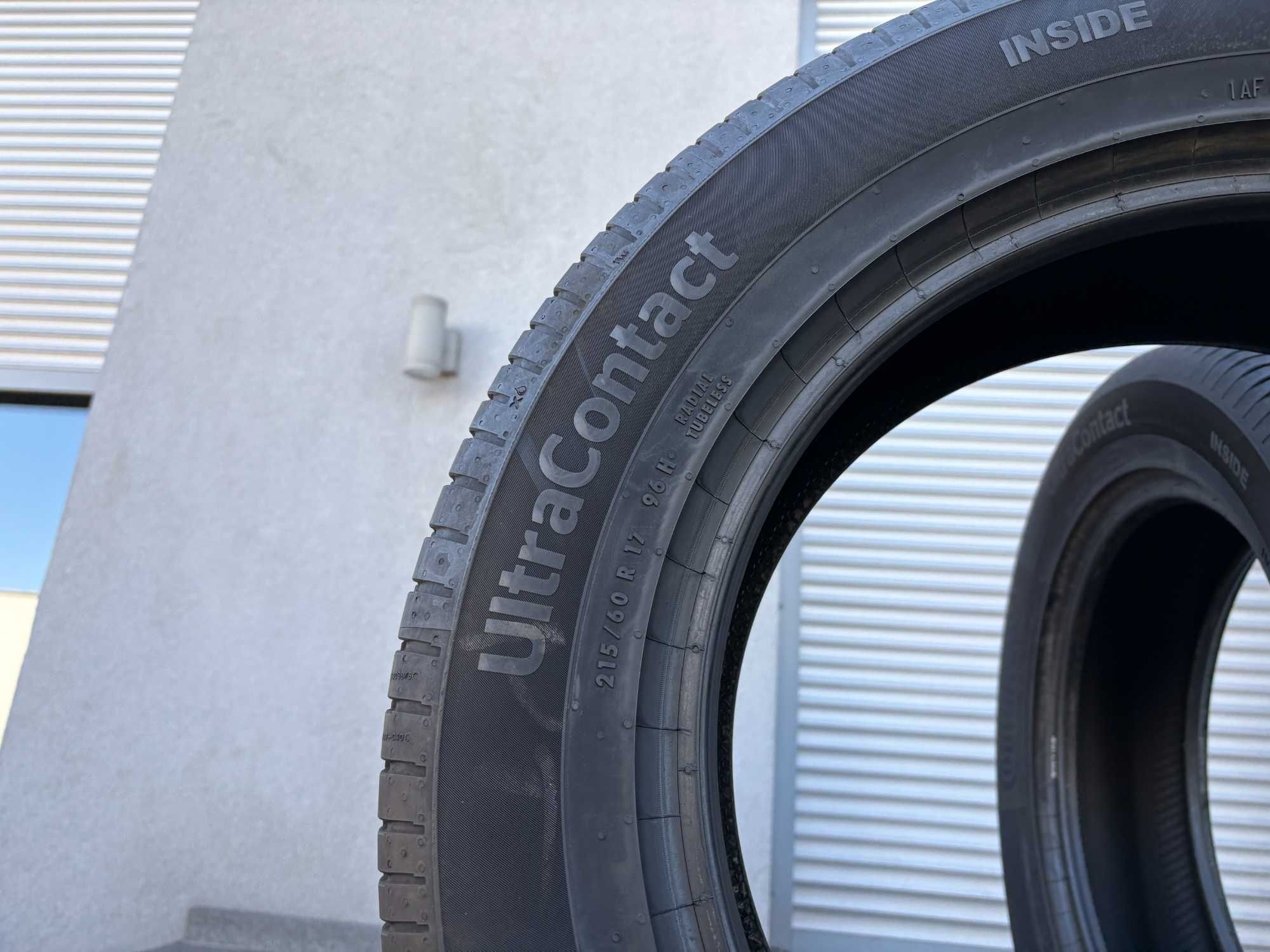 2szt letnie 215/60R17 Continental 6mm 2022r świetny stan! L400 gwaranc