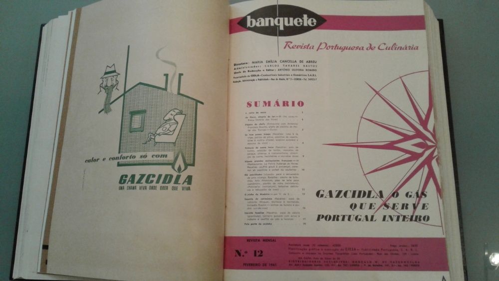 Livro de Gastronomia Banquete Edições desde 1961