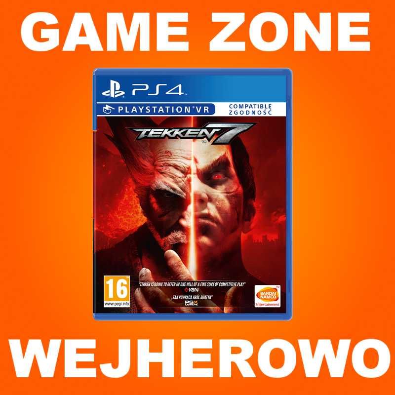 Tekken 7 PS4 + Slim + Pro + PS5 = PŁYTA = Wejherowo + opcja VR