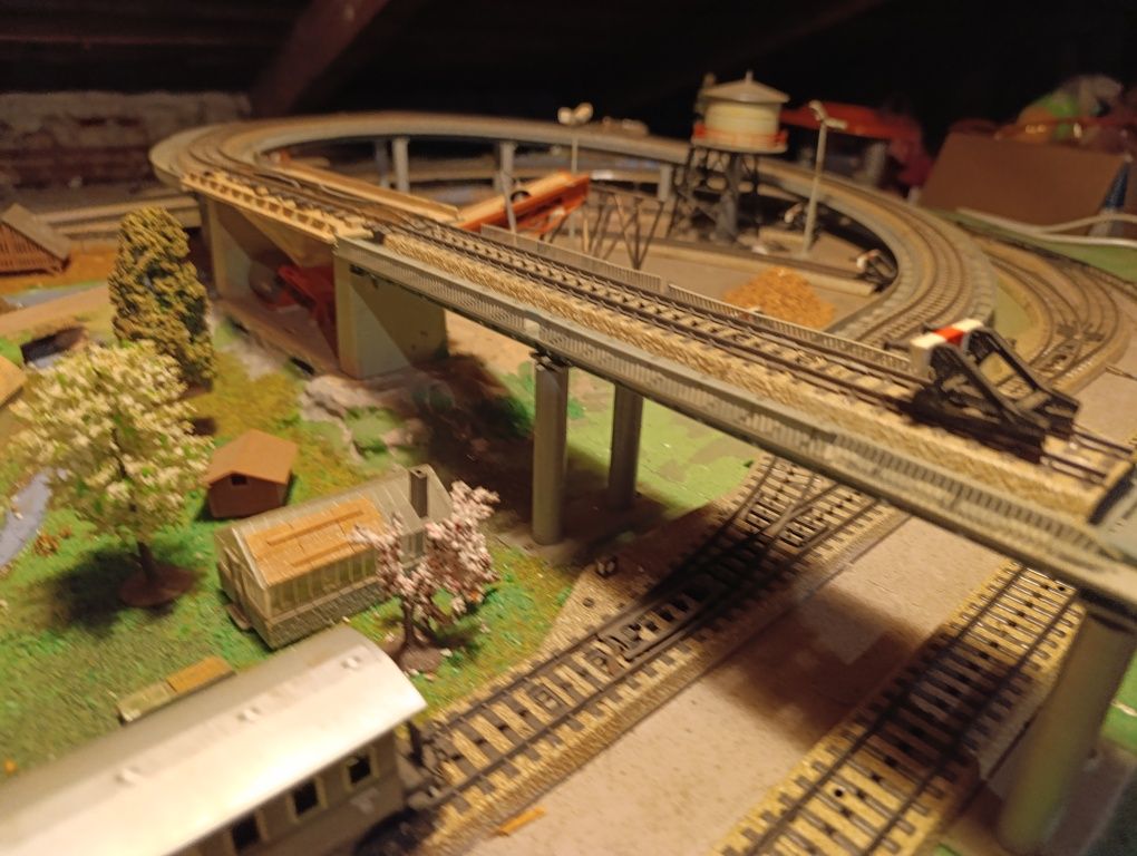 Diorama,makieta kolejowa Marklin 225x120 cm