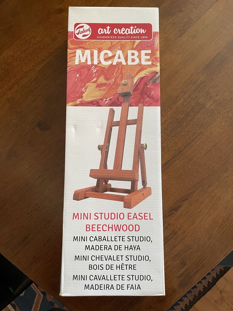 Mini Cavalete de Estúdio em Madeira de Faia