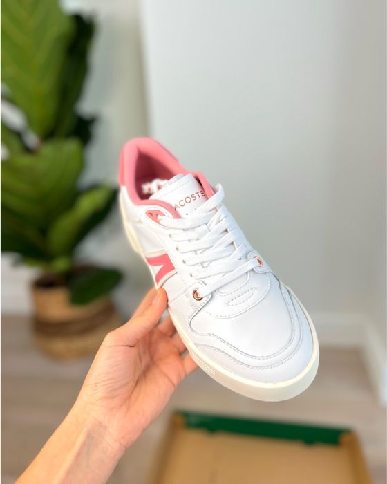 Ніжні жіночі шкіряні кросівки Lacoste ( L002 ) Оригінал ! 39 розмір