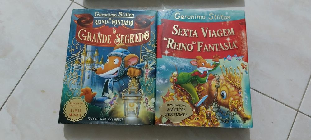 Livros Geronimo Stilton.