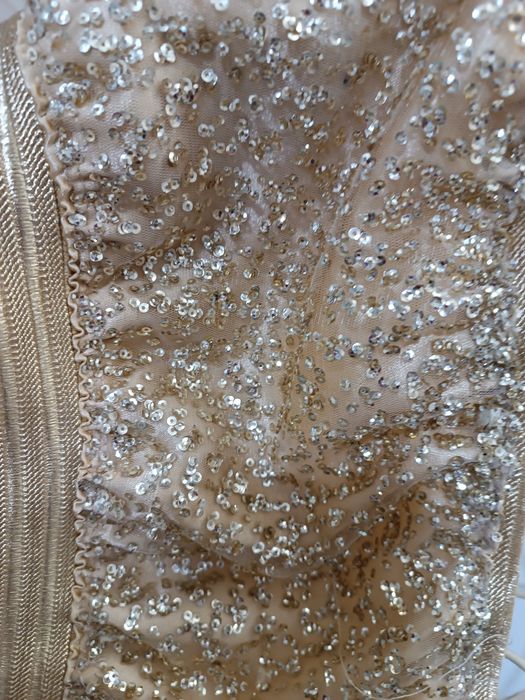 Топ  золотистого кольору золото новорічний бандо