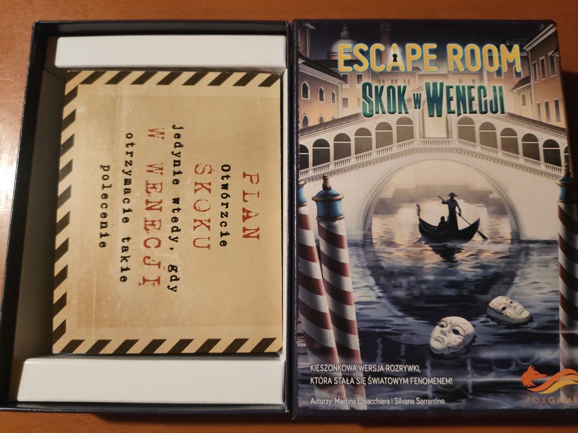Gra ESCAPE ROOM Skok w Wenecji