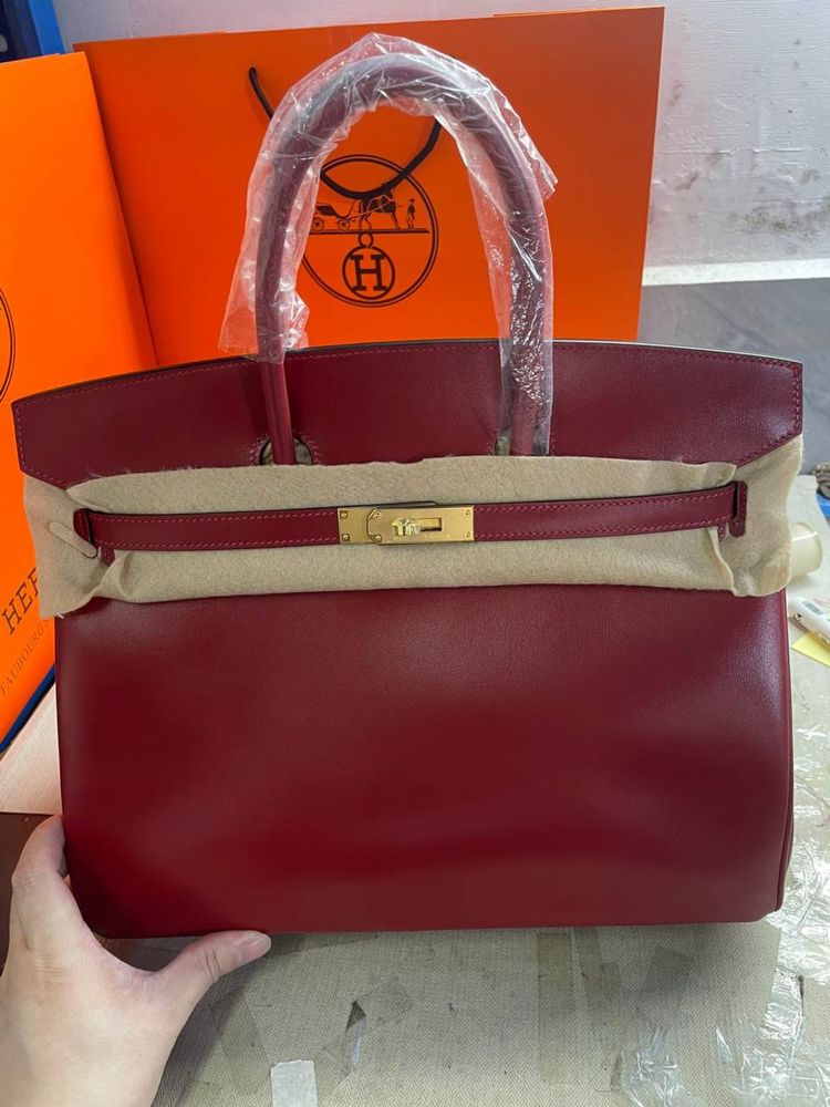 Hermes в коже box 35