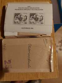 Stare bloczki znaczków pocztowych