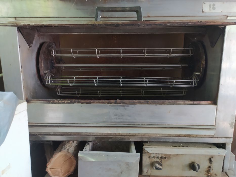 Електрогриль промисловий на 10-12 шт курочек, 380v