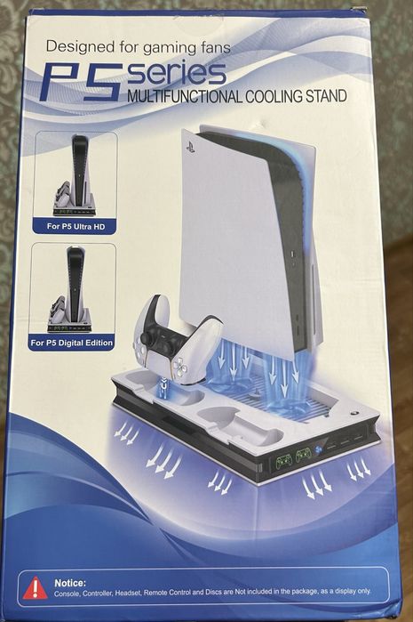 Док-станція для SonyPlaystation 5 digital edition/Blu-ray