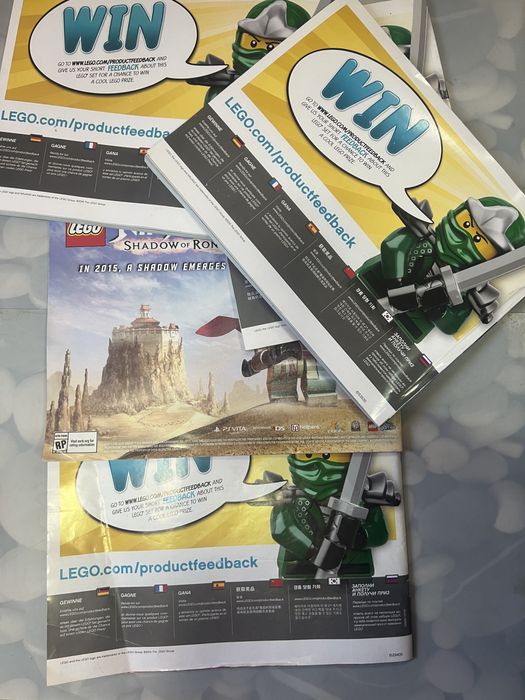 Лот книг  lego ninjago