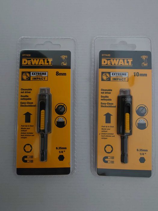 Магнитная шестигранная торцевая головка DeWALT DT7430 DT7440 8мм 10мм