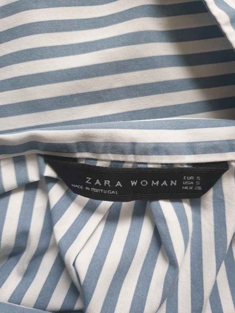 Koszula damska bluzka w paski Zara S
