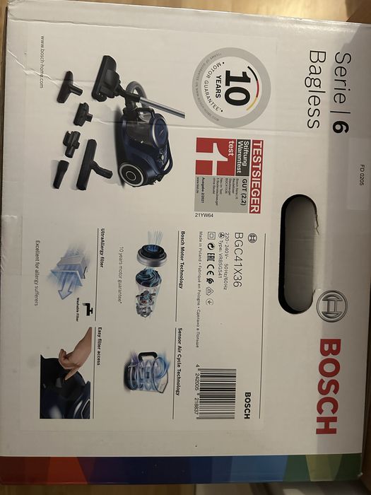 Пилосос без мішка Bosch