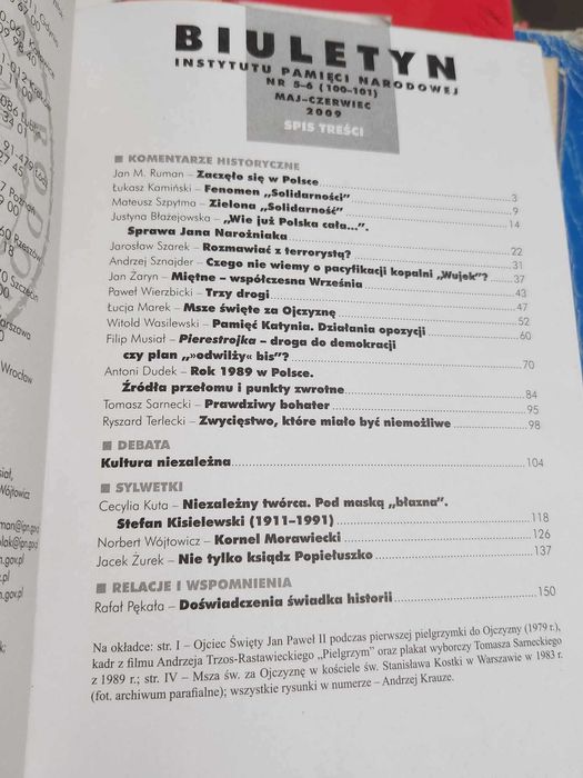 Biuletyn Instytutu Pamięci Narodowej Nr 5-6 2009 + DVD film Pielgrzym